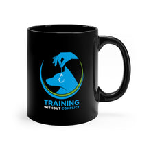 Load image into Gallery viewer, Training Without Conflict™ 11oz Black Mug
