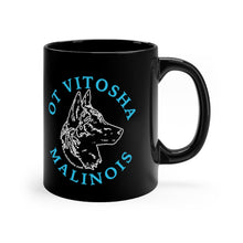 Load image into Gallery viewer, Black Ot Vitosha Malinois 11oz Mug
